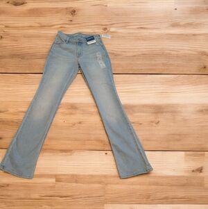 Old Navy Women's Light Blue Mid Rise  wow Boot Cut Jeans Size 00